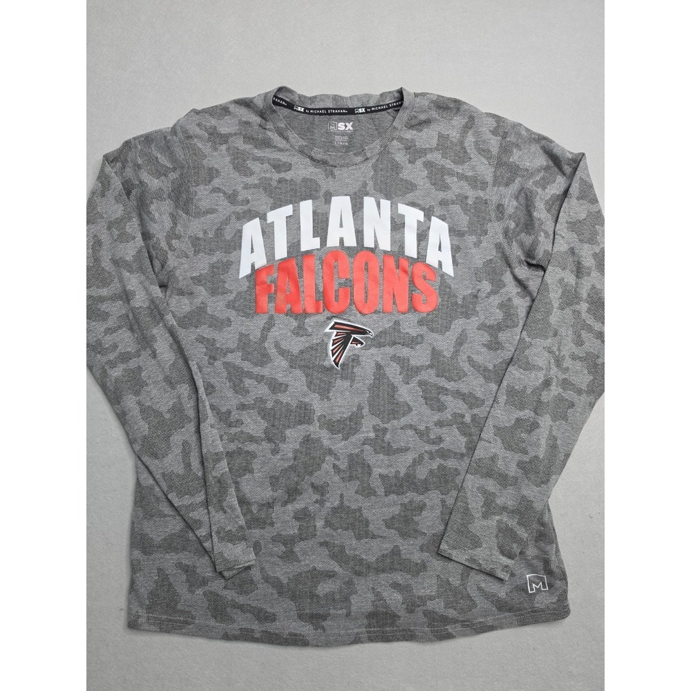 MSX by‎ Michael Strahan Atlanta Falcons Football Shirt Mens Large Gray Graphic